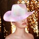 thumbnail image 5 of Sombrero de vaquero,Western Cowboy Hat Moda Elegante Cómodo,Sombreros de Fiestas de disfraces Halloween Durable,Suministros para fiestas de cumpleaños Hugo Sombrero de vaquero, 5 of 7
