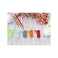 thumbnail image 4 of INSPIRE CHIC 2 Pairs Shoe Laces Polka Dots Flat Shoelaces Double Color Twill Shoe Strings Light Gray-Black 100cm/39.37", 4 of 4
