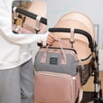 thumbnail image 4 of Mochila plegable portátil para mamá, bolso de viaje de gran capacidad para viaje, para cuna, 2022, 4 of 4