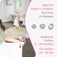 thumbnail image 4 of Perma Child Safety 79 in. Wide x 38 in. Tall White Ultimate Retractable Baby Gate, 4 of 7