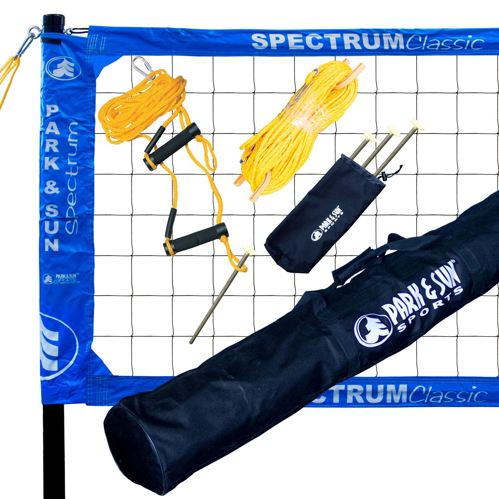 Park & Sun Sports Spectrum Classic Portable Professional Outdoor Volleyball ... 