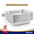 thumbnail image 3 of Sartén para asar Jolly Chef, 32 x 26 cm, papel de aluminio, 30 unidades, 3 of 9