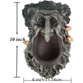 thumbnail image 5 of Big Mouth Old Man Tree Face Sculpture, Flower Planter Pot Hand-Painted Greenman Tree Peeker Bird Feeder Garden Decor And Yard Art Feeding Birds With Big Mouth, 5 of 7
