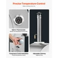 thumbnail image 4 of VEVOR Dual Fuel Pizza Oven Outdoor, 26 in Portable Pizza Oven, Pellet & Gas Powered Outdoor Pizza-Maker with Thickened Cordierite Pizza-Stone, Easy to Move with Casters, for Camping and Backyard, 4 of 9