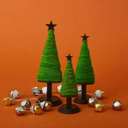 

Palestine Sheep Wool Table Top Christmas Trees Set