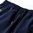 thumbnail image 6 of Admvng Mens Solid Pockets Elastic Waist Work Cargo Full Length Pants, 6 of 9