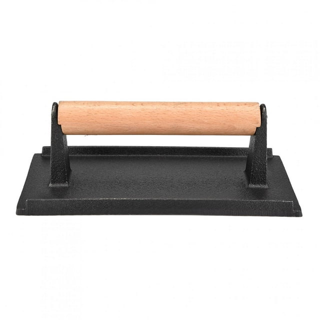 Press Tool, BBQ Steak Press, Black Press Tool, Cast Iron Press Tool, Heavy Duty For BBQ Restaurants