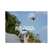 SKYROVER X1 48MP 4K Camera Drone (Yellow) Bundle with Hard Case, Memory Card and Landing Pad (4 Items)