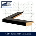 thumbnail image 4 of (1) 20x30 - Picture Frame for Puzzles, Photos, Artwork - 1.25" Black MDF Frame with plexi-glass and hanging hardware, 4 of 5
