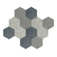thumbnail image 2 of LUXOR RCLMHEX001 RECLAIM Stick-On Decorative Acoustic Panels - Ocean Foam Combo 12-Pack, 2 of 6