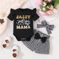 thumbnail image 2 of Gerichy Girls Summer Outfits, Girls Tulle Skirt Set Two Piece Ruffle Sleeve T Shirt Tutu Dress Summer Outfit, 2 of 9