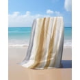 thumbnail image 4 of Brown Gray White Beach Towels Oversized Super Absorbent, Vintage Rustic Abstract Mottled Art Lightweight Bath Towel Quick Dry Sets For Bathroom/Pool/Rv Camping/Beach Play/Gym Room/Picnic 31"x62", 4 of 8