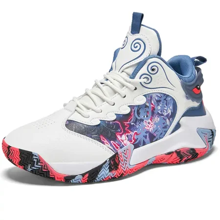 PU Leather Spring Home Shoes Men Basketball Sneakers Size 37 Big Size Men Boots Sport Suppliers Promo Idea Retro (02-A-6369 43) (02-A-6369 43)