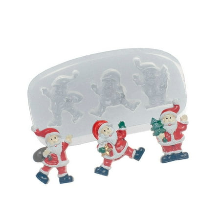 

Christmas Santa Claus Cake Silicone Mold Cake Cupcake Decorating Fondant Baking Mold Chocolate Candy Mould DIY