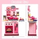 thumbnail image 4 of Juego de cocina para niños zaddgiuuy, 53 unidades, con luces y sonidos, color rosa, 4 of 6