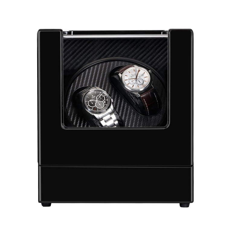 Mechanical Watch Winder for 2 Automatic Watches Double Safe Box