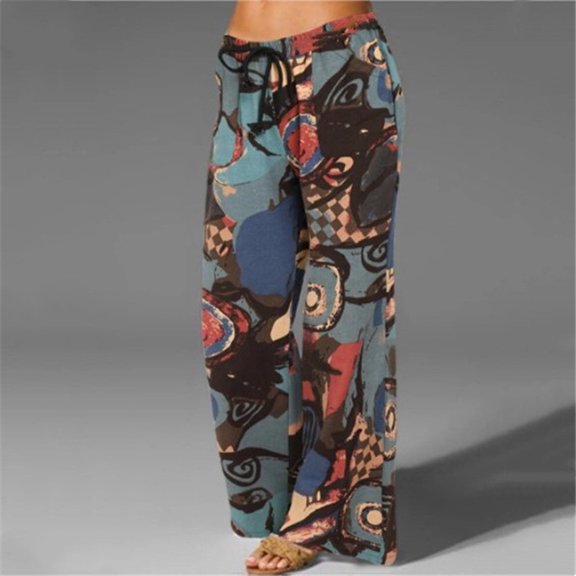 HUPOM Chino Pants For Women Pants For Women In Clothing Trousers High Waist Rise Full Straight-Leg XL