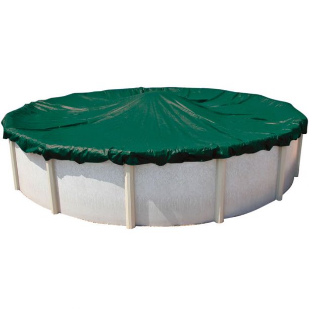 Harris CommercialGrade Winter Pool Covers for Above Ground Pools 18' Round Solid 12 Yr