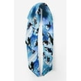 thumbnail image 2 of Bimba Blue Dolphin Mix Printed Pure Silk Scarf Neck Wrap Summer Hair Bandanas For Women 40 x 80 Inches, 2 of 6