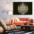 thumbnail image 3 of wall26 - Canvas Wall Art - Crystal Chandelier Shining for Bedroom - Modern Home Art Stretched and Framed Ready to Hang - 32x48 inches, 3 of 4