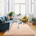 thumbnail image 5 of LOCHAS Soft Indoor Modern Area Rugs Fluffy Carpets for Living Room Bedroom Home Decor Nursery Rug, 5.3'x7.5',Camel, 5 of 8