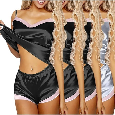 PuPy Corset Lingerie for Women Plus Size Lingerie Stockings Set Lace Lingerie Bodysuit White Halter V Neck Mini Bodysuit Strappy Lingerie for Women Plus Size Clearance Deals