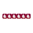thumbnail image 2 of Inteprter 6 uds./fila gancho montado en la pared plástico autoadhesivo sala de estar baño colgar ropa percha recortable sin perforaciones Almacenamiento y organización del hogar Rojo Inteprter HA064389-03B, 2 of 6