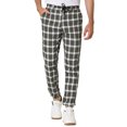 thumbnail image 1 of Pantalones chándal ajustados a cuadros Lars Amadeus Gris oscuro T L, 1 of 6
