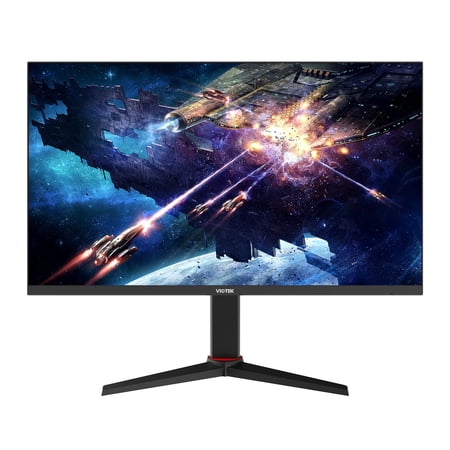 Restored Viotek GFT27CXB 27-Inch Gaming Monitor | 240Hz 1080p Full-HD 1ms | Multi-User Profiles, G-Sync-Ready & FreeSync | HDMI DP 3.5mm | Height, Tilt, Swivel, Pivot (VESA) [Refurbished]