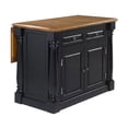 thumbnail image 1 of Homestyles Monarch Wood Kitchen Island in Black, 1 of 26