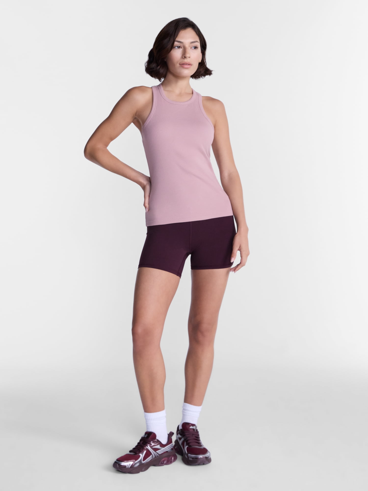 Avia Women's and Women's Plus Ribbed Tank Top, Sizes XS-4X