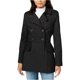 thumbnail image 2 of maison Jules Womens Peplum Trench Coat, Negro, XS maison Jules Gabardina, 2 of 2