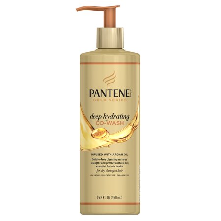 Pantene Pro-V Gold Series Deep Hydrating Co-Wash, 15.2 fl (Best Hair Conditioner For Thin Dry Hair)