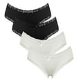 thumbnail image 1 of Alove Women's Comfort Panties Lace Underwear Nylon Hipster 4 Pack, 1 of 6