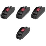 Woeilo 4 PCS Cord d'extension avec interrupteur hors-circuit Rocker