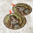 thumbnail image 3 of Artemis GLASS suncatcher Decor, Greek Goddess Artemis Protection Charm Home decoration, Artemis window decor, Christmas gift, Ornament 2025, Holiday Decoration, 2025, Seasonal, 3 of 5