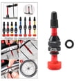 thumbnail image 4 of Almencla CNC Alloy Tubeless Presta Valve Road Universal Tubeless Rim 40mm,Red, 4 of 8