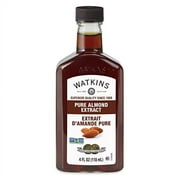 Watkins Pure Almond Extract, Non-GMO, Kosher, 4 oz. Bottle, 1-Pack