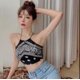 thumbnail image 2 of Chaleco corto Mujer Sexy sin mangas Chaqueta Girl Slim Bralette AweSitey AP001528-00B, 2 of 7