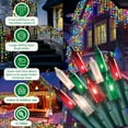 thumbnail image 6 of Tupkee Christmas Icicle Lights 100 Red, Green & Clear Bulbs - Random Shimmering Twinkle Lights - 12 of 100 Bulbs Twinkle - 7 Feet, Icicle Style Mini Lights - Indoor & Outdoor Christmas Decorations, 6 of 8
