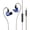G02 Blue 3.5 Straight Plug, variant on Over-Ear Wired Bass Headphones with Type-C, for Gaming & Sports