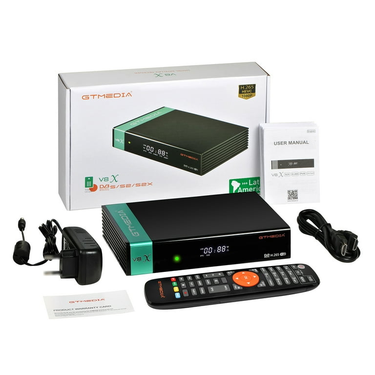Satélite Digital Receptor 1080P HDMI DVB-T2 Tv-Box VGA / Av