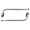 Pewter, variant on Urbanest Swing Arm Rods, 3/4", 14"-24", Glossy White, Set of 2