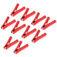 thumbnail image 2 of 10 Pcs Pince de Test Électrique Isolée Robuste 30A Chargeur de Batterie pour Voiture Bateau Camion Rouge, 2 of 5