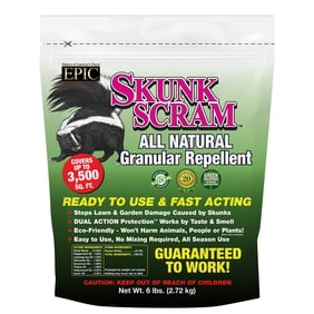 1 PK, Skunk Scram 6 Lb. Granular Skunk Repellent