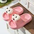 thumbnail image 2 of Rumantou Girls Boys Slide Sandals Kids Summer Comfortable Slippers Kids Cloud Slides Boys Girls Pillow Slippers Slip-On Slide Sandals Summer Beach Pool Shoes Indoor and Outdoor for US 13,Pink, 2 of 7