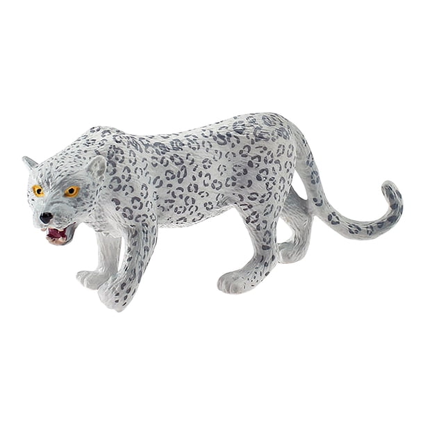 Colorful Simulation Snow Leopard Animals And Small Animals Suit Model Ornaments