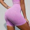 thumbnail image 1 of Shorts pour Femmes Pantalons pour Femmes Mode Décontractée Musculation Course Yoga Shorts Couleur Unie, 1 of 4