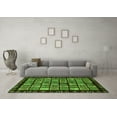 thumbnail image 3 of Ahgly Company Indoor Rectangle Abstract Green Modern Area Rugs, 8' x 12', 3 of 4
