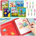 thumbnail image 7 of HEQUSIGNS 6Pcs Magic Water Coloring Books, Reusable Painting Books with Water Drawing Pen, Educational Coloring Drawing Books Gifts for Kids Toddlers 3+, 7 of 7